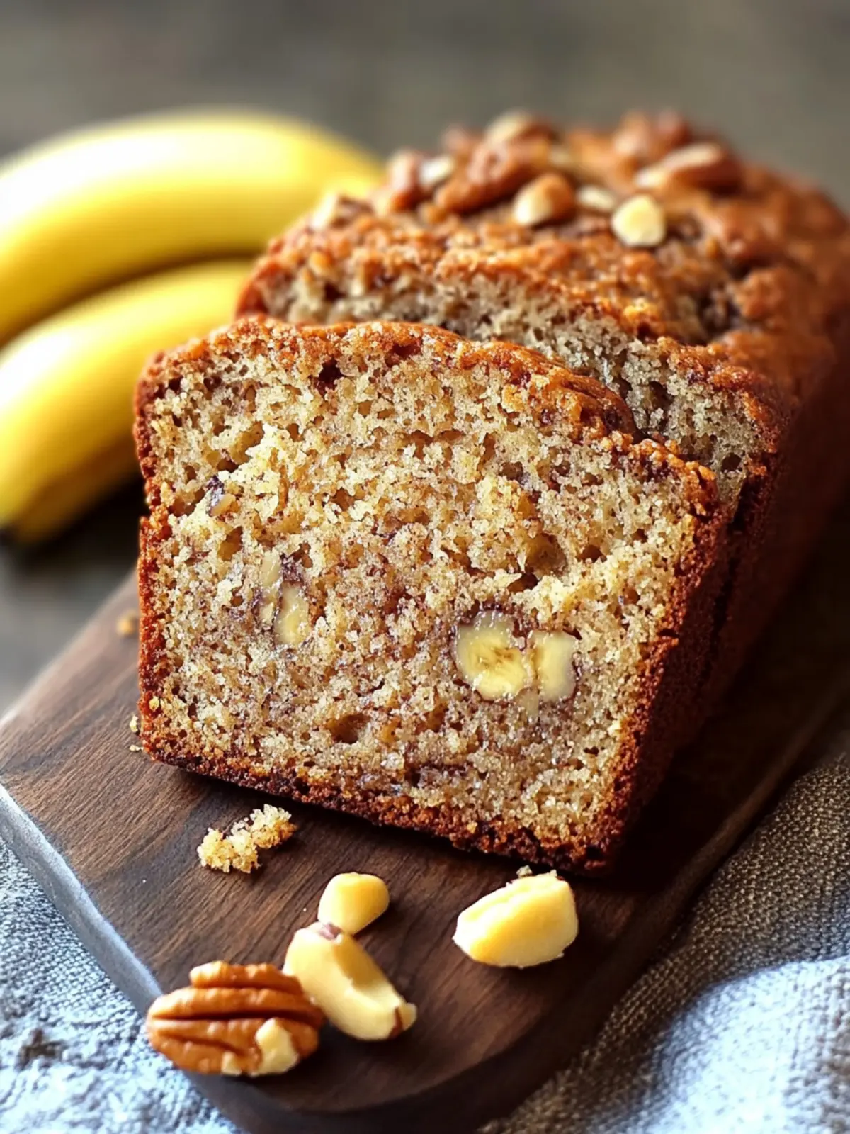 Nana's Secret Banana Nut Bread: Irresistibly Moist & Easy! 2 Nana’s Secret Banana Nut Bread