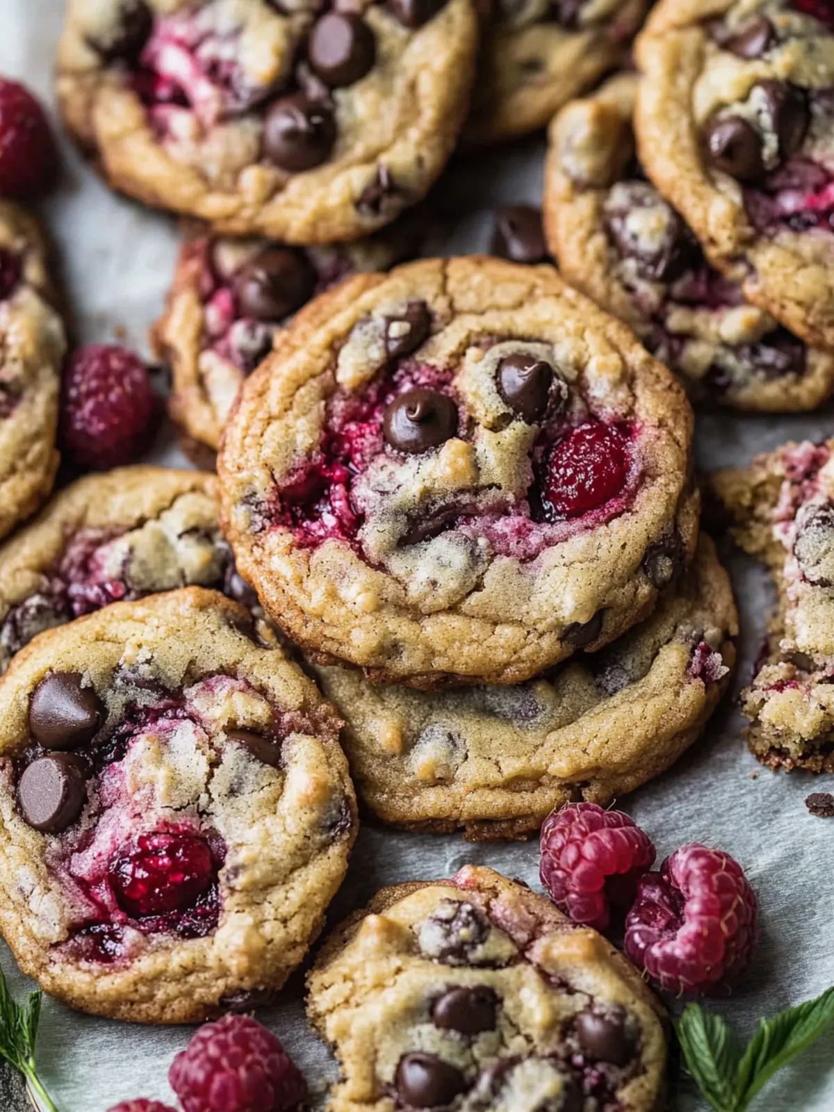 No-Chill Raspberry Chocolate Chip Cookies for Instant Joy 2 Raspberry Chocolate Chip Cookies