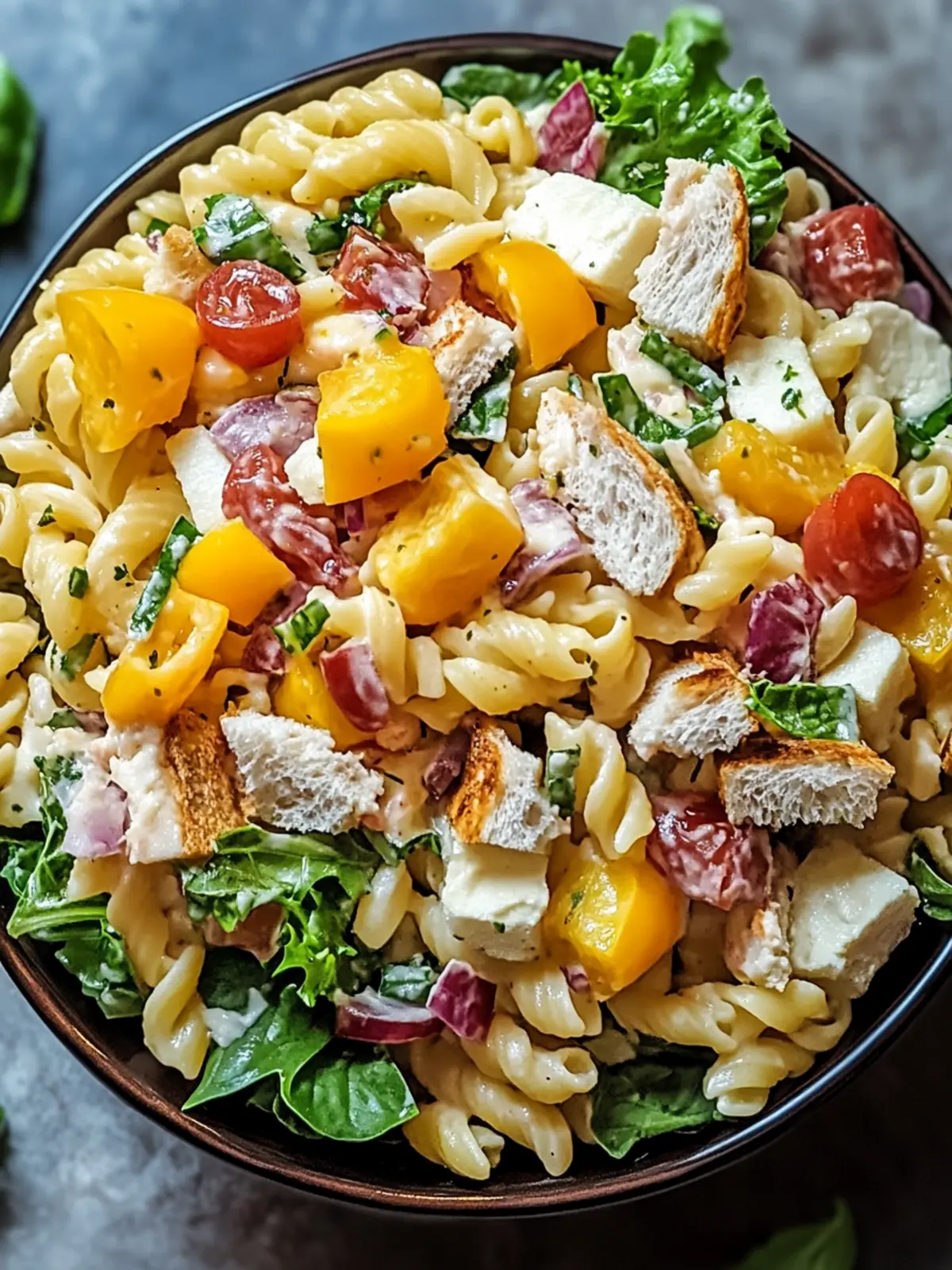 Club Sandwich Pasta Salad - Your New Favorite Picnic Delight 2 Club Sandwich Pasta Salad