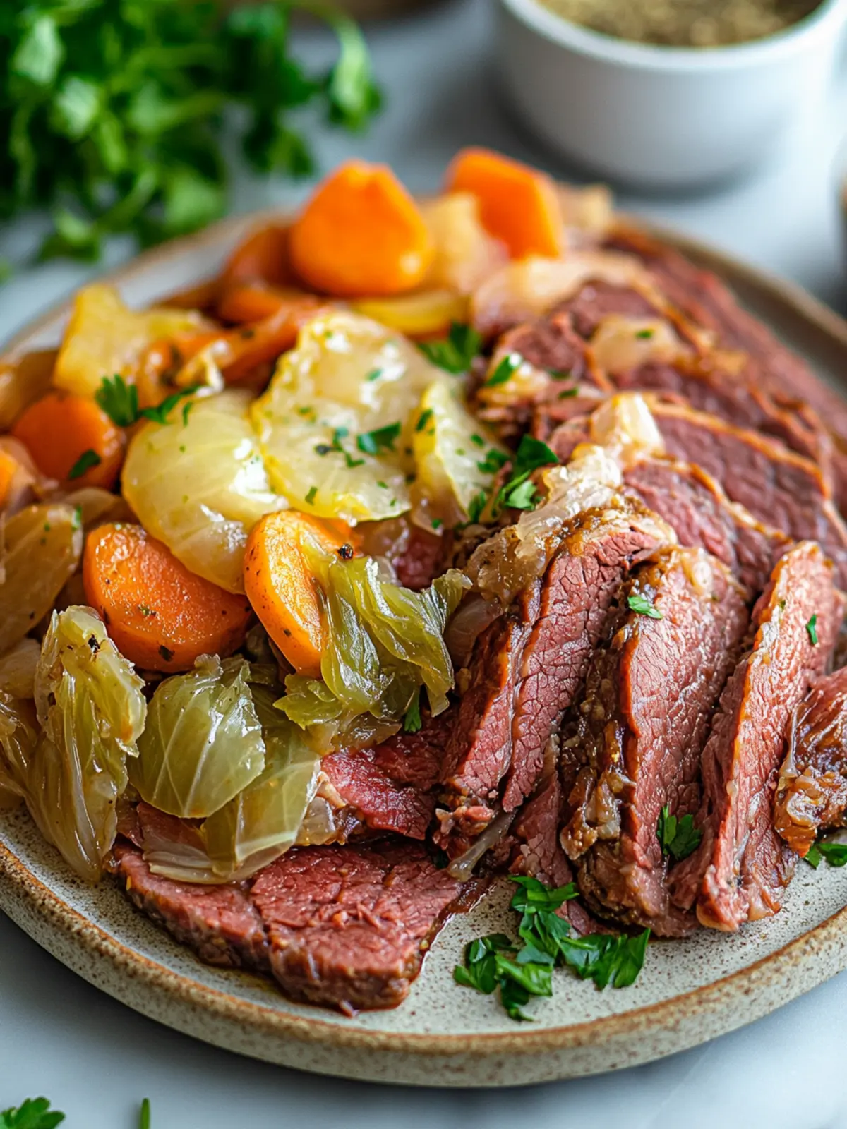 Savory Corned Beef and Cabbage: A Cozy Classic Comfort Dish 5 Corned Beef and Cabbage