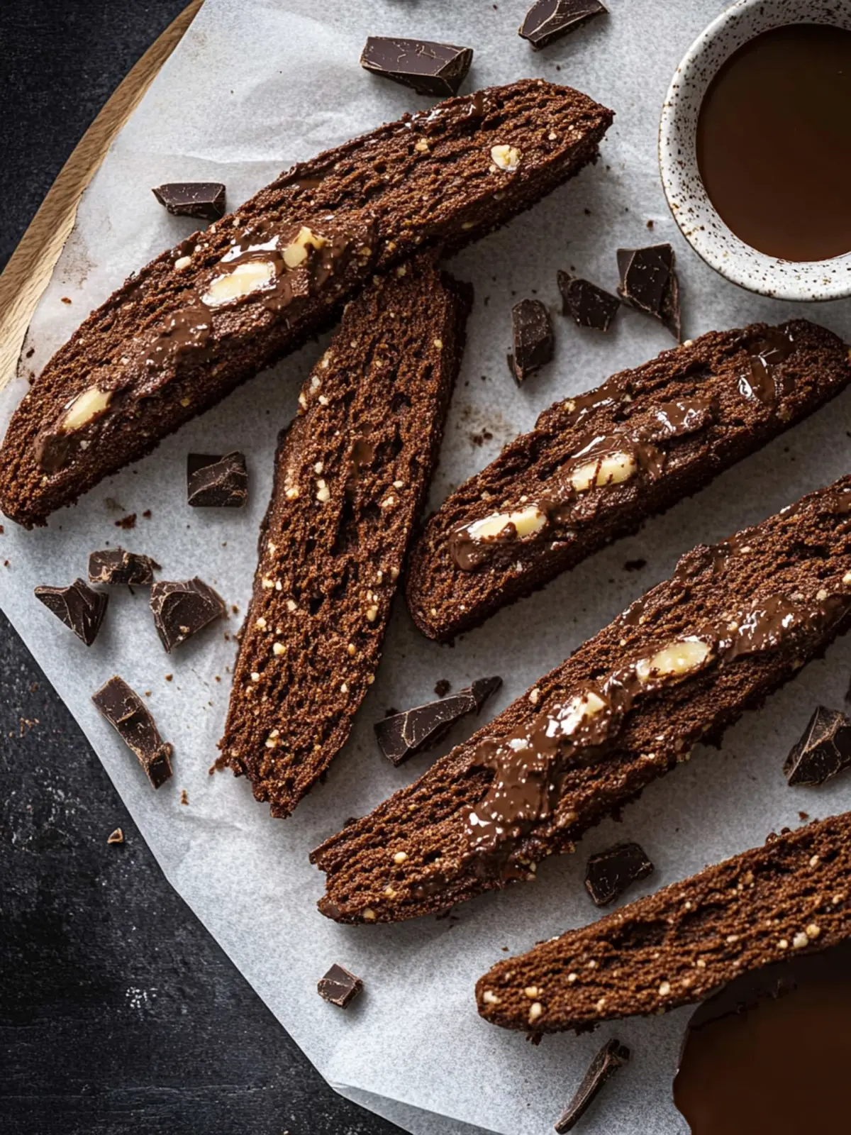 Indulge in Crunchy Chocolate Biscotti for Effortless Snacking 2 Chocolate Biscotti