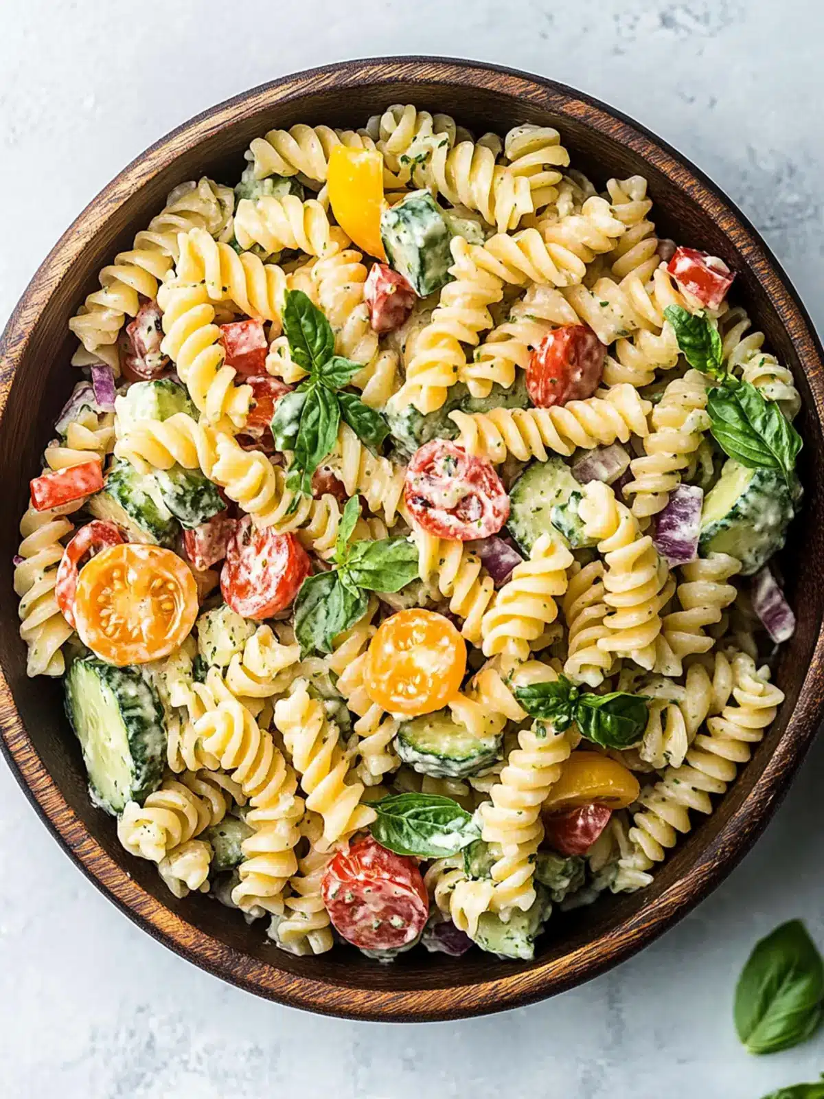 Delicious Ranch Pasta Salad That Will Brighten Your Day 3 Ranch Pasta Salad