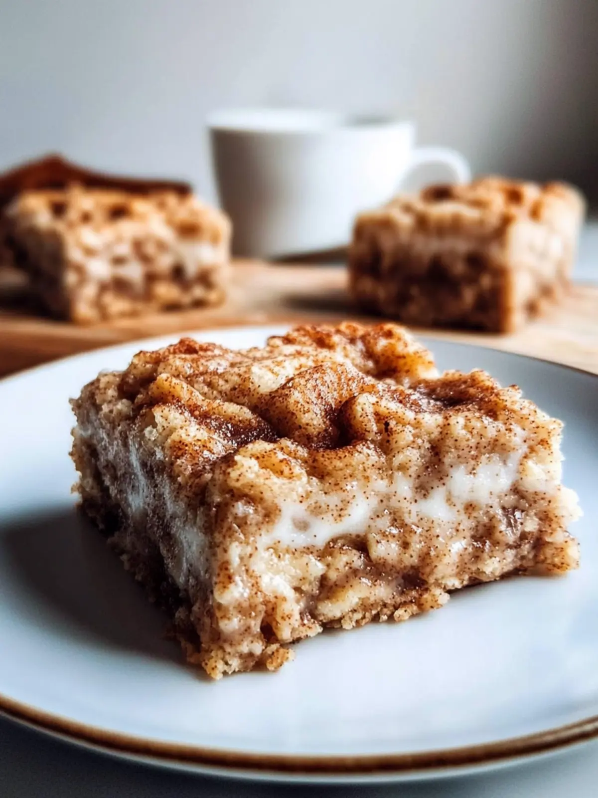 Cinnamon Roll Baked Oatmeal Squares for Warm, Cozy Mornings 3 Cinnamon Roll Baked Oatmeal Squares