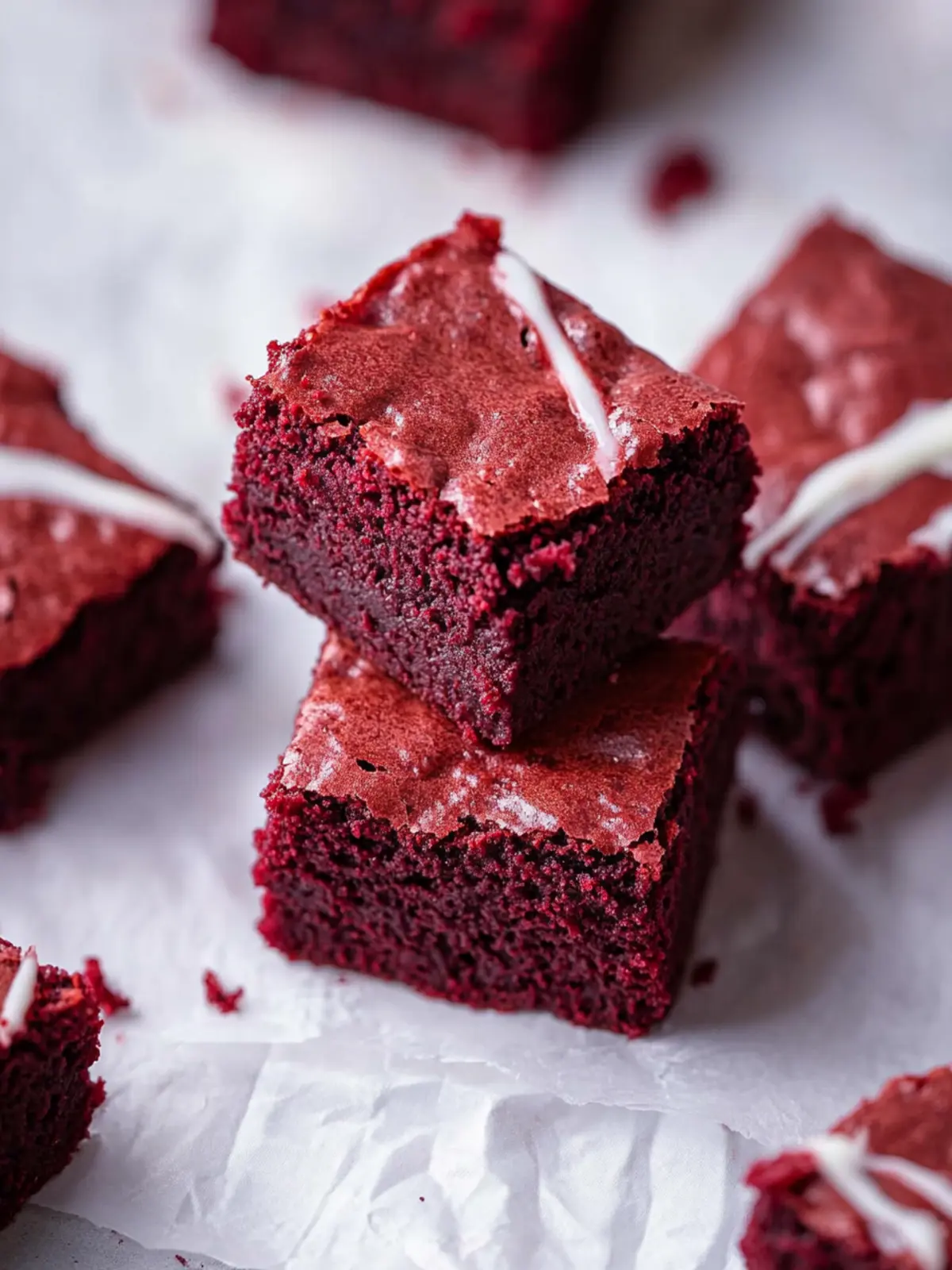 Decadent Fudgy Red Velvet Brownies to Wow Your Taste Buds 4 Fudgy Red Velvet Brownies