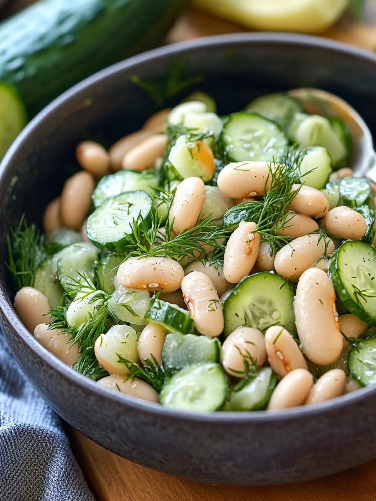 Delicious White Bean and Cucumber Dill Salad for Easy Meal Prep 4 White Bean and Cucumber Dill Salad