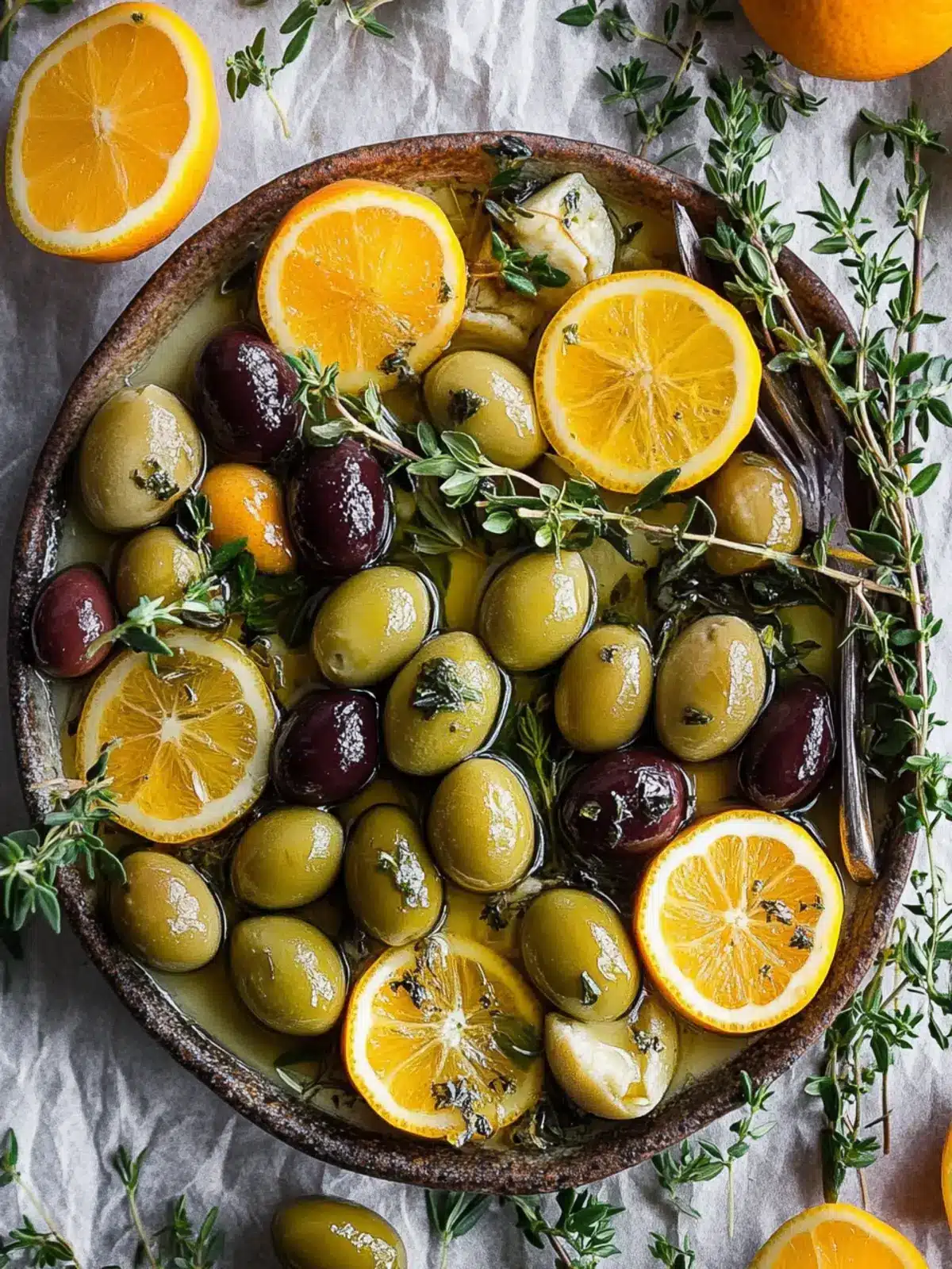 Roasted Maple Citrus Herb Olives for a Flavorful Snack 3 Roasted Maple Citrus Herb Olives
