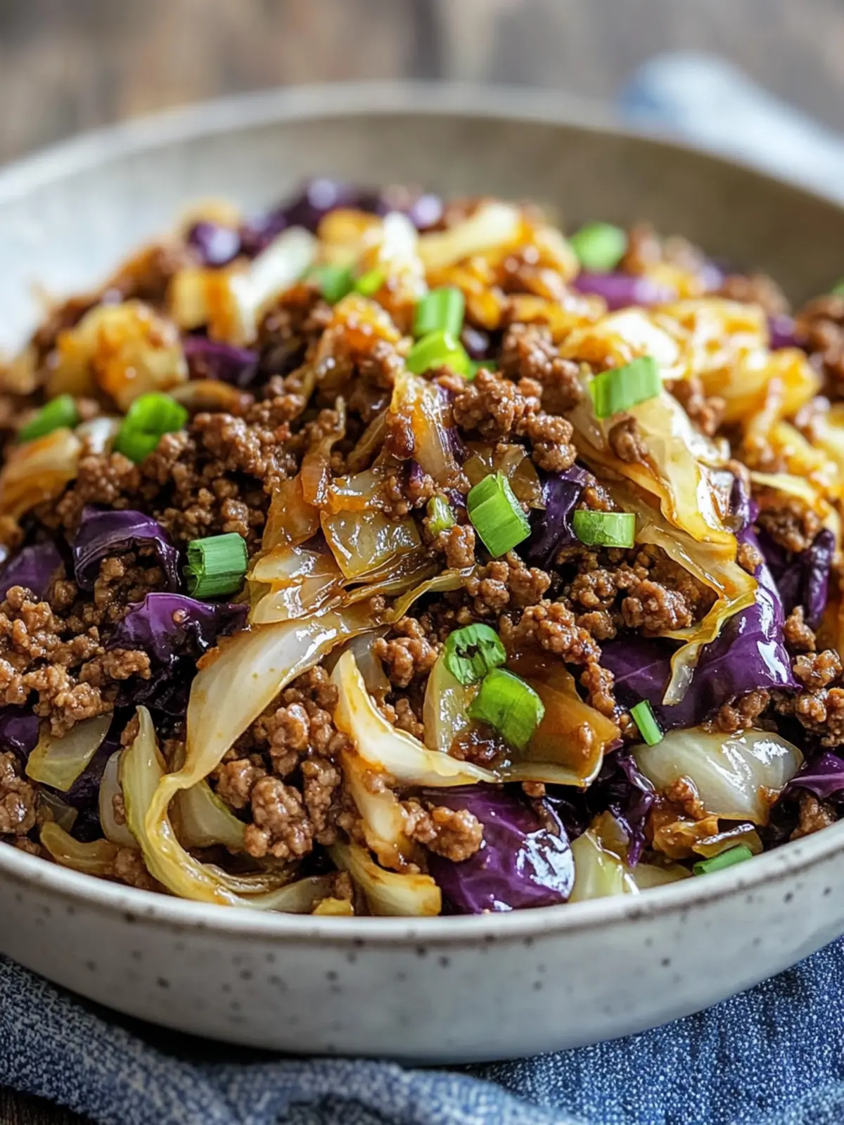 Mongolian Ground Beef Cabbage: A Low Carb Delight 4 Mongolian Ground Beef Cabbage