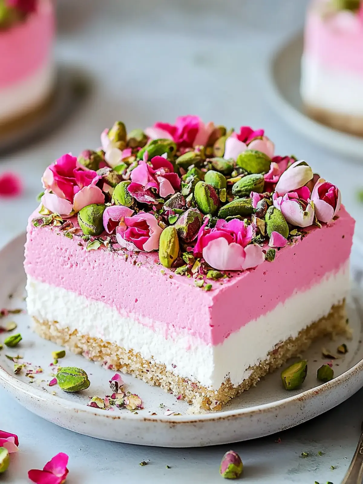 Moist Pistachio Rose Milk Cake for a Floral Treat Delight 3 Pistachio Rose Milk Cake