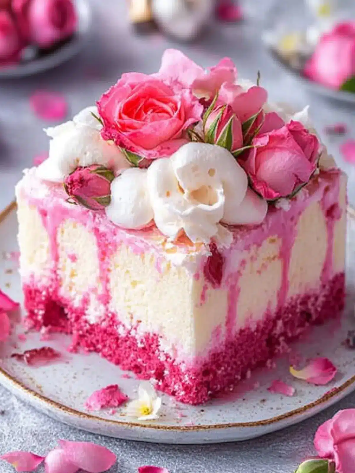 Moist Rose Poke Cake That Will Steal Your Heart 2 Rose Poke Cake