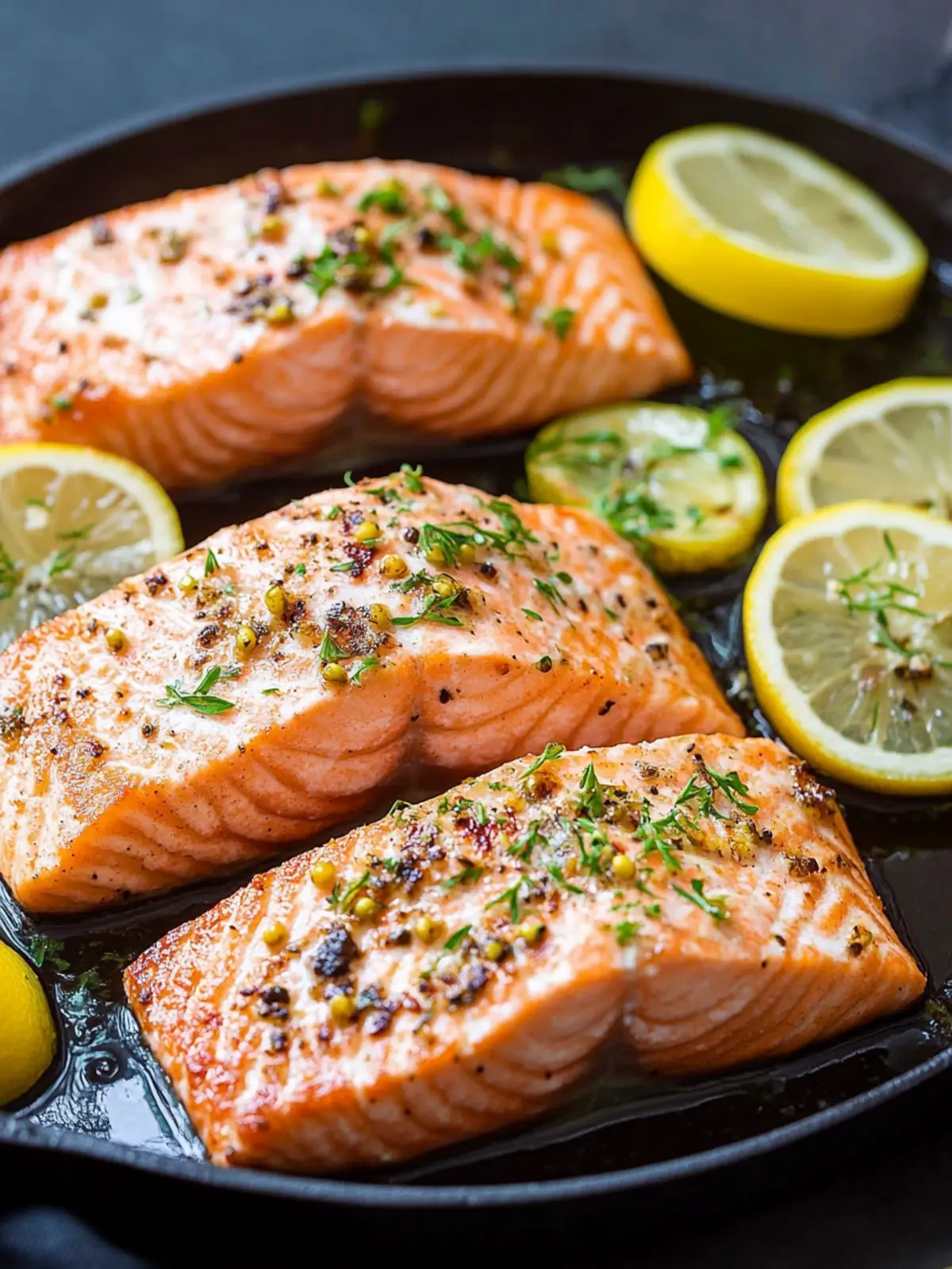 Delicious Baked Salmon with Garlic and Dijon in 20 Minutes 3 Baked Salmon