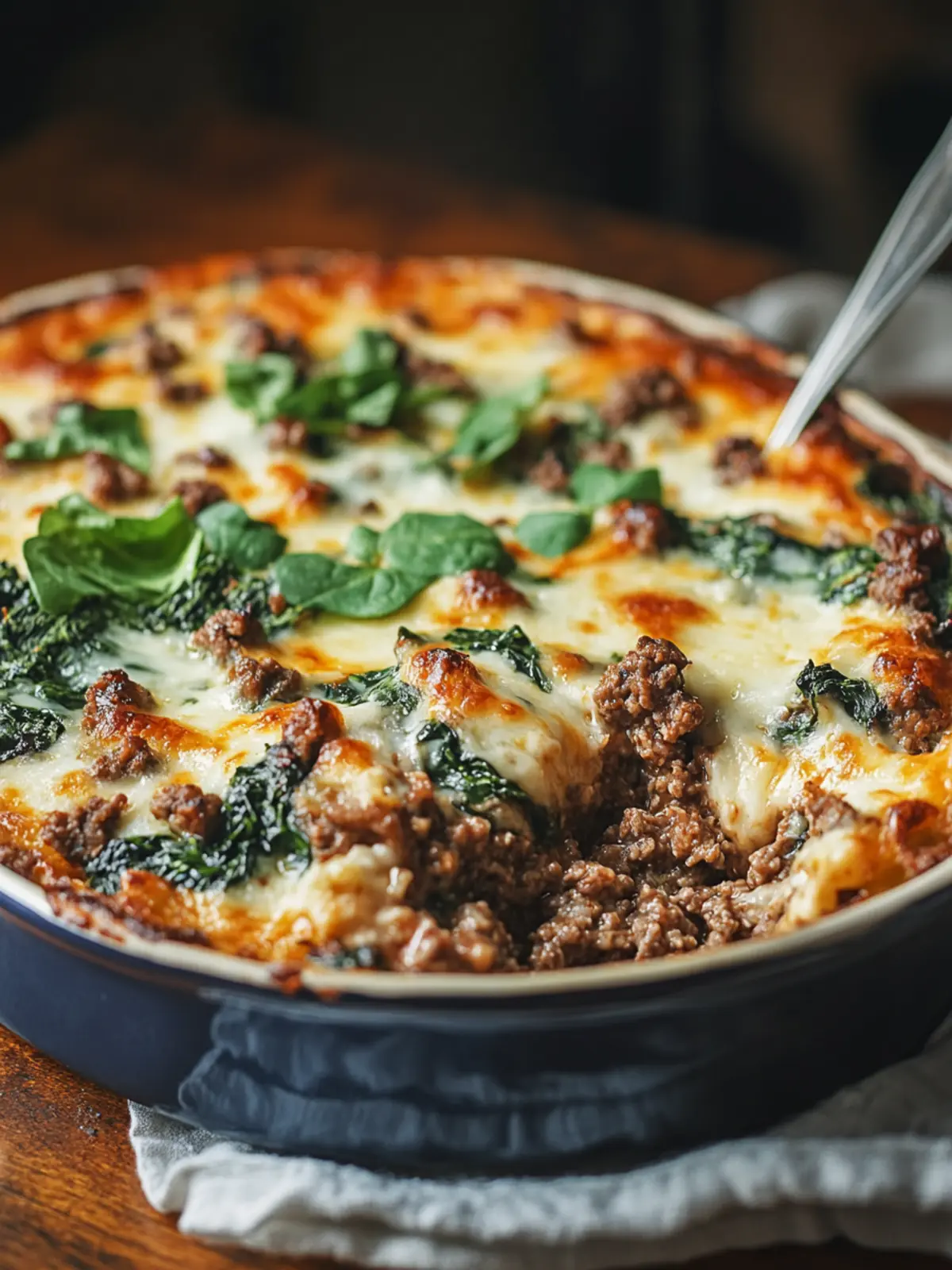 Comforting Ground Beef & Spinach Casserole You’ll Love 5 Ground Beef & Spinach Casserole