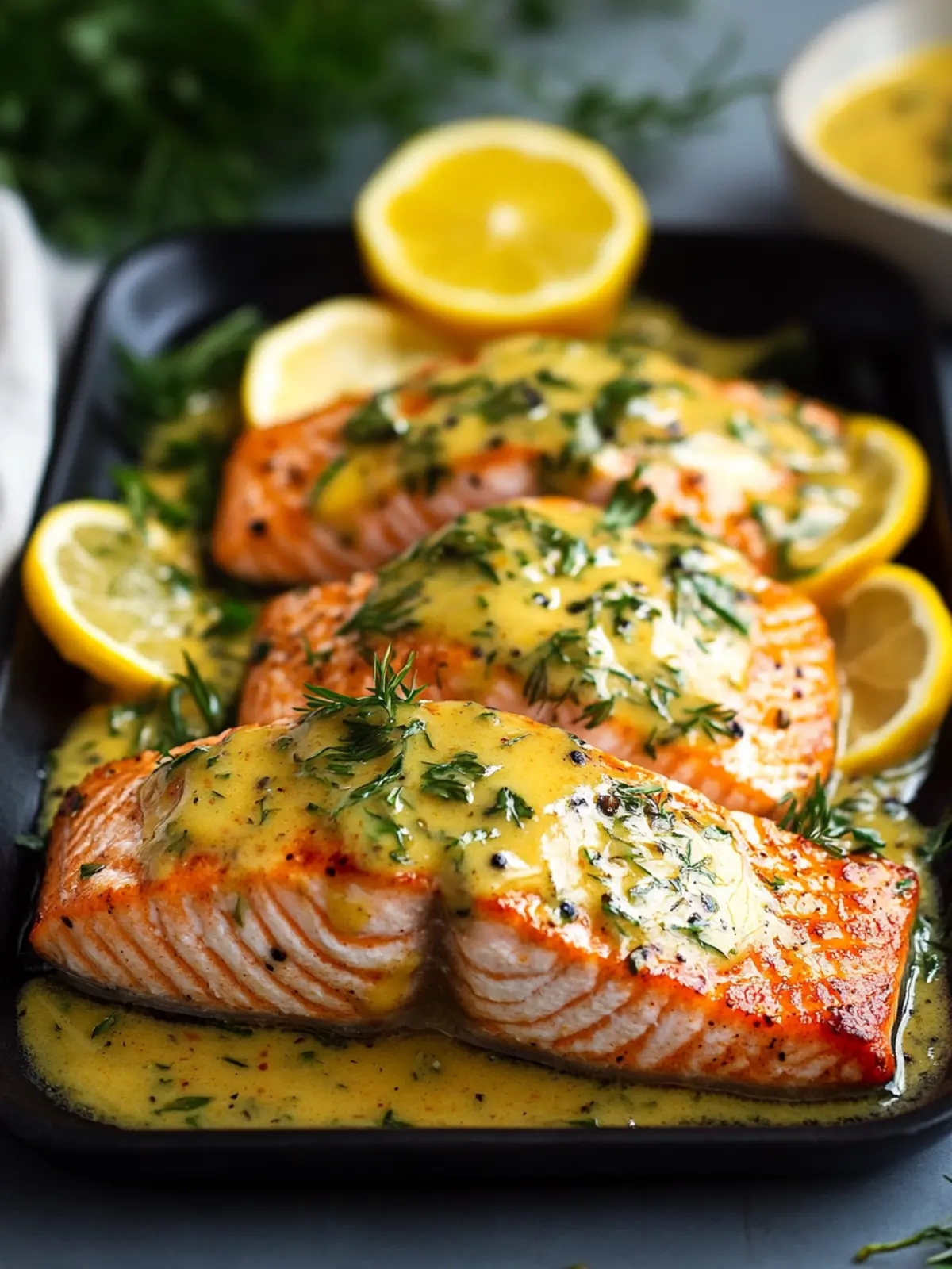Irresistible Salmon with Mustard Sauce: A Flavorful Dinner Delight 5 Salmon with Mustard Sauce
