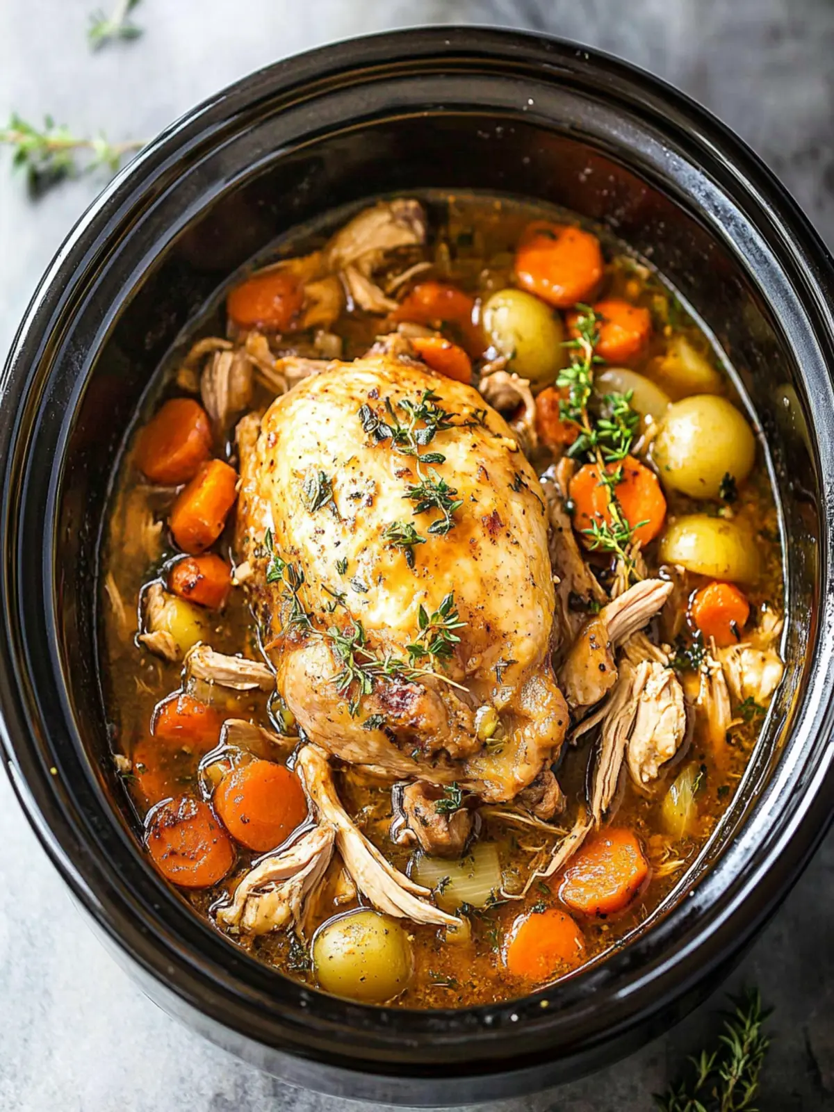 Crockpot Chicken Pot Roast: Comfort Food Made Simple 2 Crockpot Chicken Pot Roast