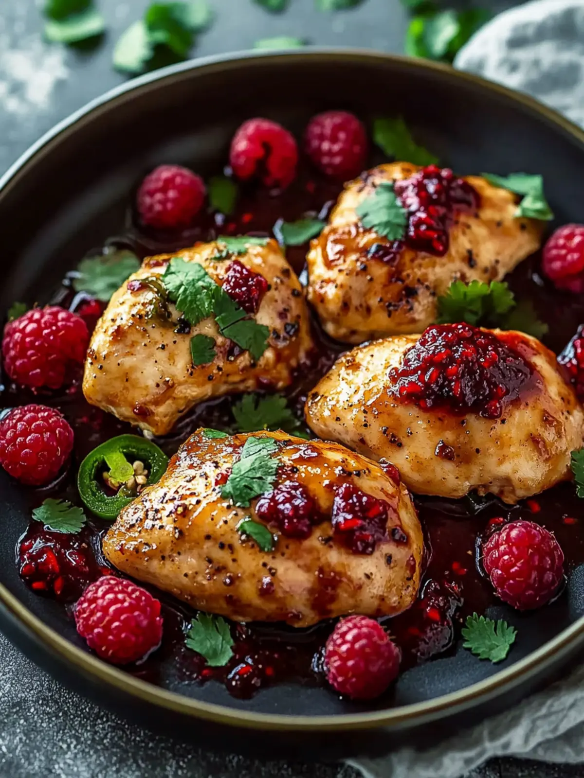 Sweet & Spicy Jalapeno Raspberry Chicken in Just 25 Minutes 2 Spicy Jalapeno Raspberry Chicken