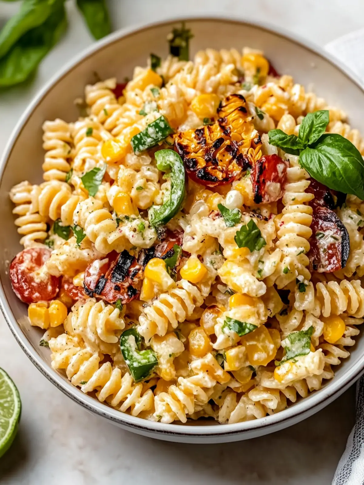 Delicious Street Corn Pasta Salad Ready in 30 Minutes 5 Street Corn Pasta Salad