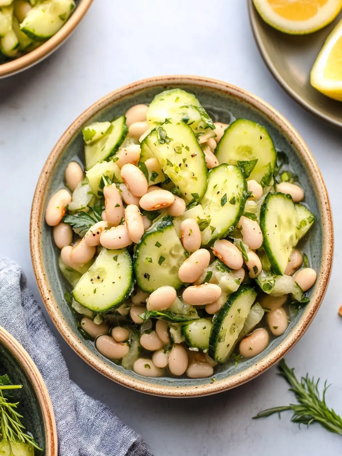 Brighten Your Day with Dilly White Bean Cucumber Salad 5 Dilly White Bean Cucumber Salad