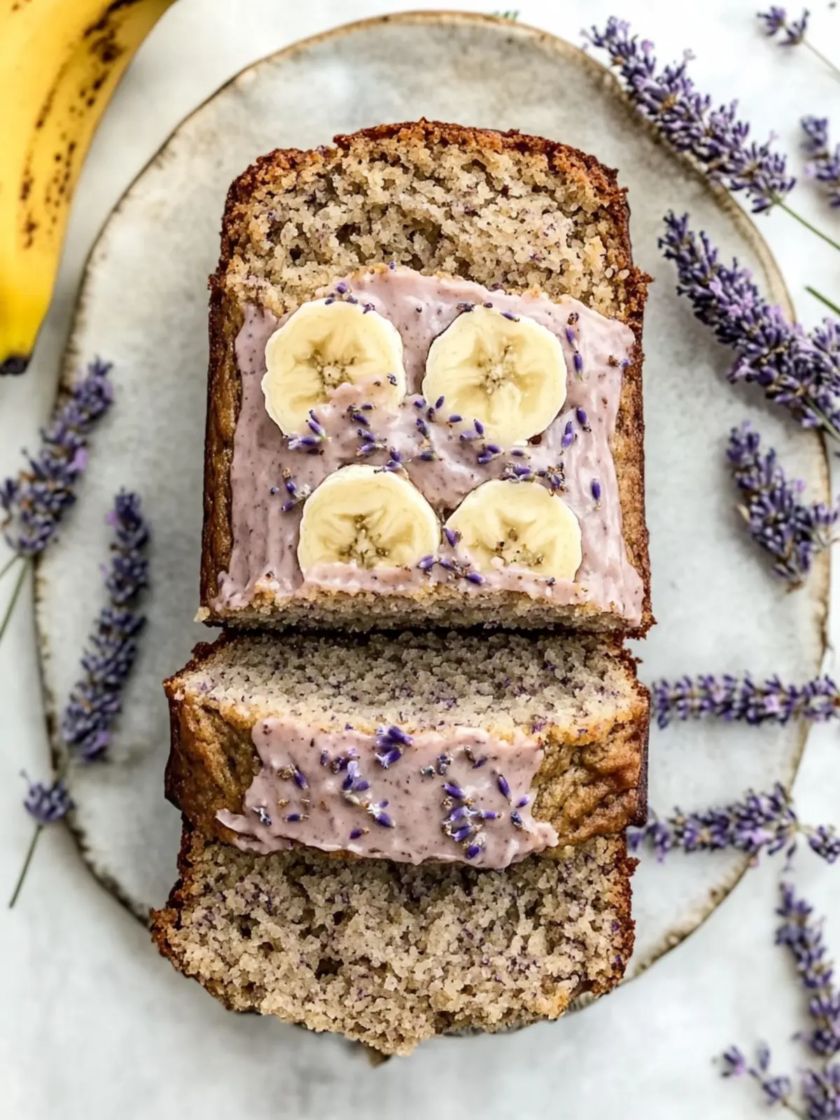 Lavender Banana Bread: A Unique Floral Brunch Delight 5 Lavender Banana Bread
