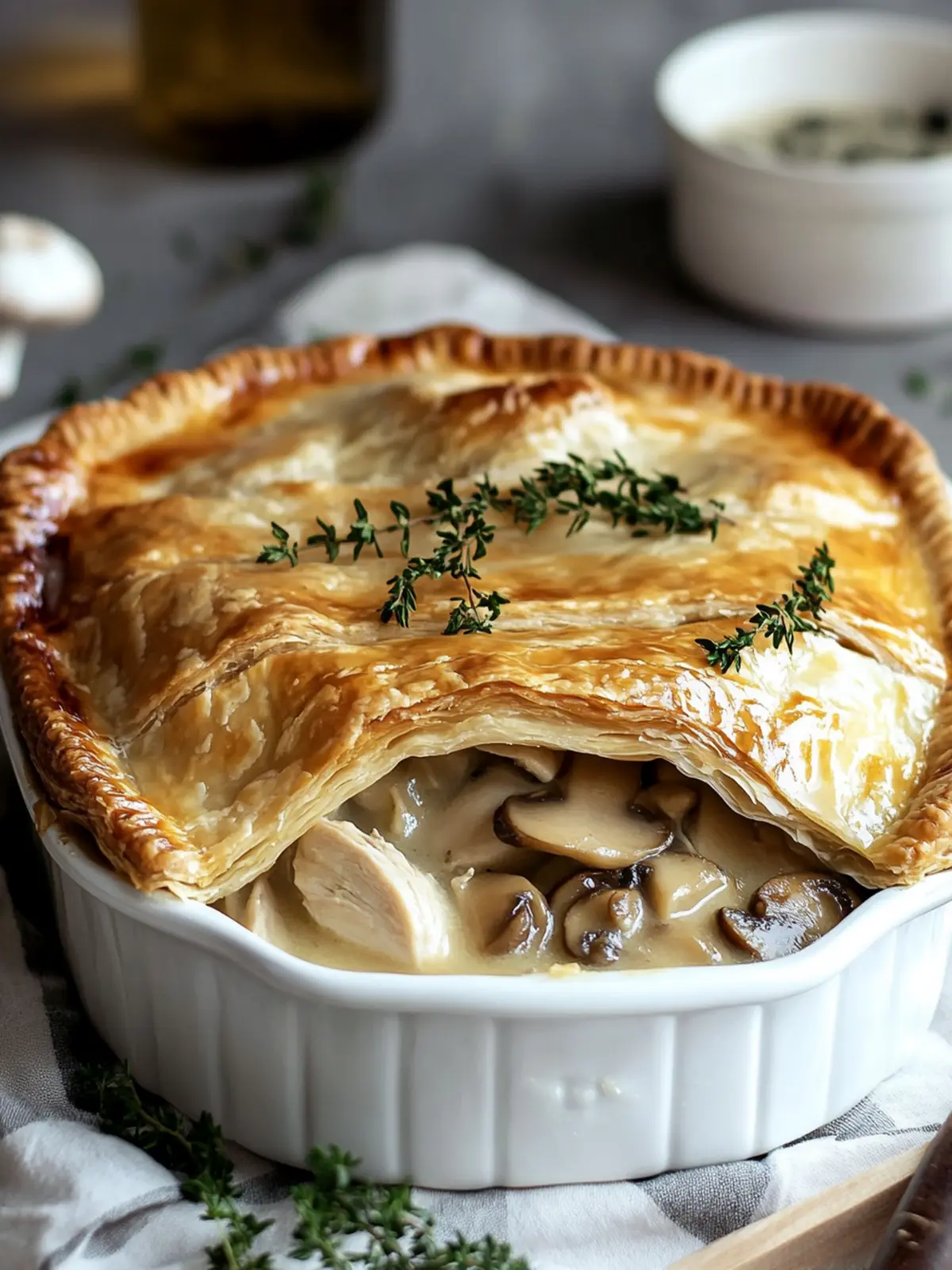 Delicious Chicken and Mushroom Pie That Will Wow Your Family 5 Chicken and Mushroom Pie