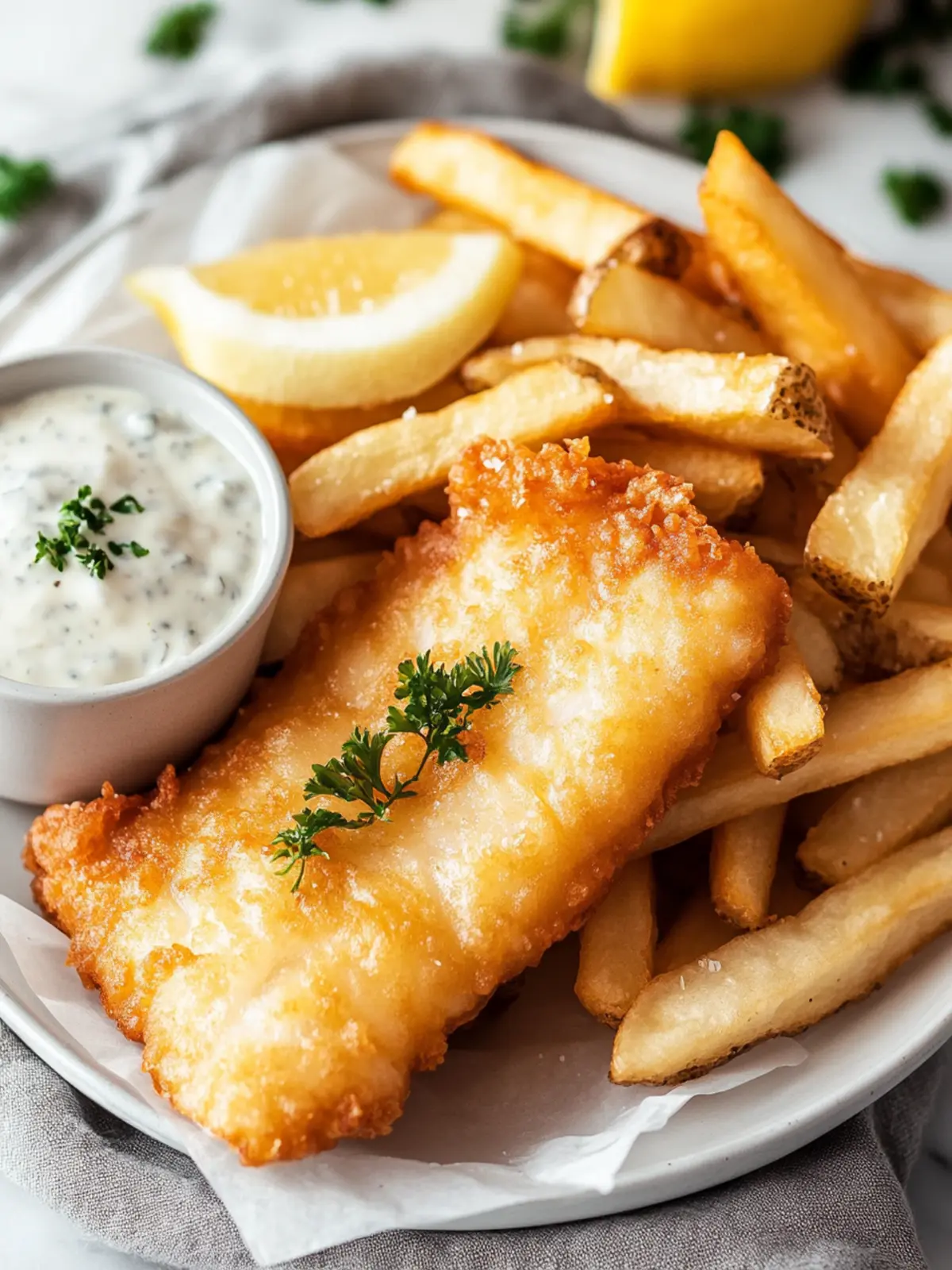 Crispy Fish and Chips Recipe for the Perfect Comfort Meal 3 Fish and Chips