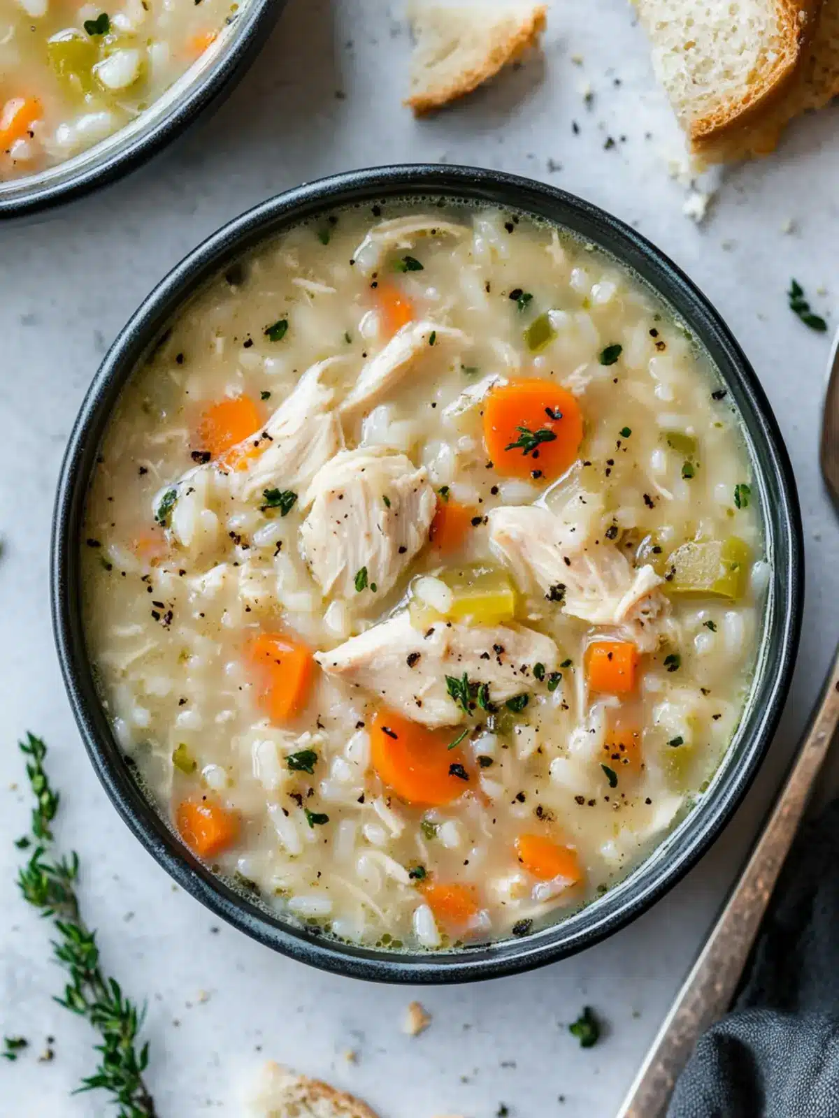 Cozy Up with Creamy Chicken and Rice Soup Today 4 Creamy Chicken and Rice Soup