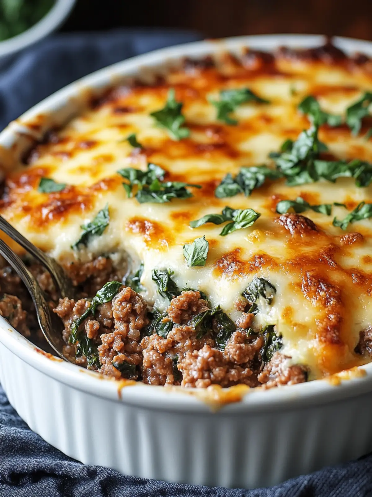 Comforting Ground Beef & Spinach Casserole You’ll Love 3 Ground Beef & Spinach Casserole