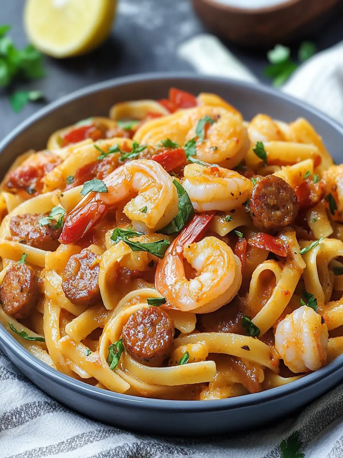 Cajun Shrimp and Sausage Pasta That Will Ignite Your Dinner 2 Cajun Shrimp and Sausage Pasta