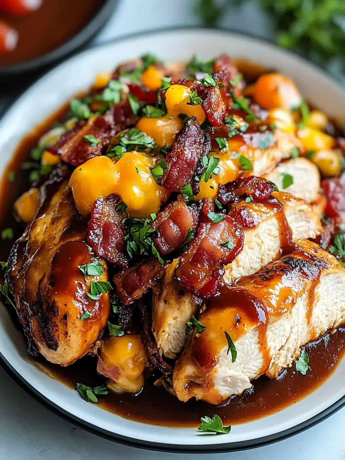 Savor Cowboy BBQ Bacon Cheddar Chicken for a Hearty Feast 5 Cowboy BBQ Bacon Cheddar Chicken