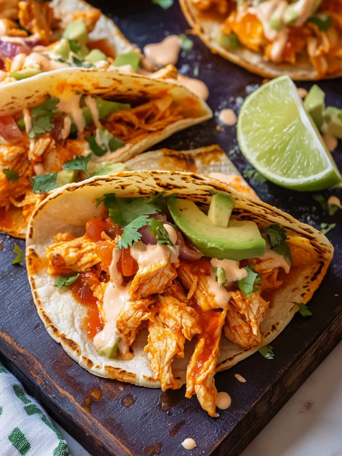 Irresistible Buffalo Chicken Tacos for Quick Weeknight Dinners 2 Buffalo Chicken Tacos