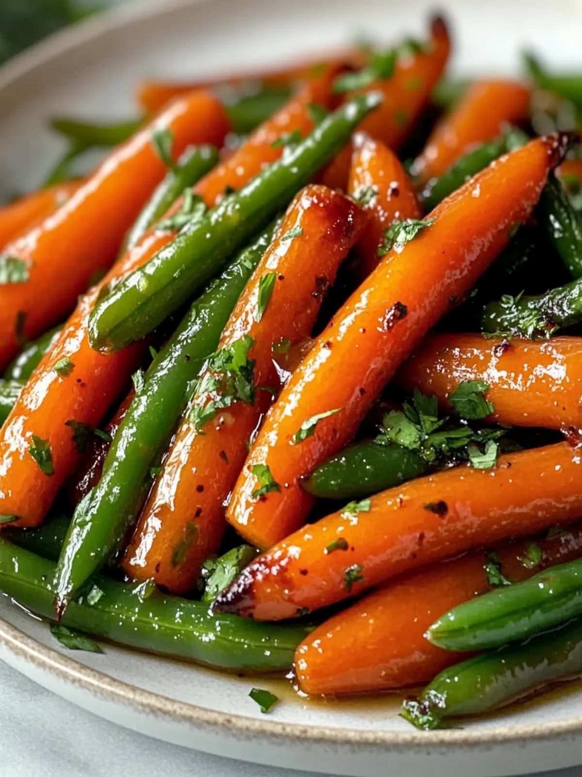 Sweet Honey Glazed Carrots & Green Beans for Effortless Joy 2 Honey Glazed Carrots & Green Beans
