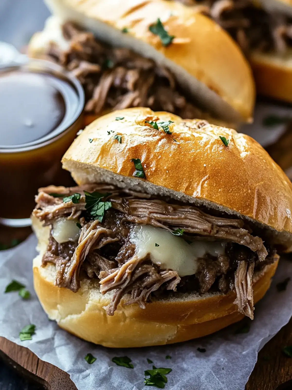 Ultimate Crockpot French Dip Sandwiches for Cozy Nights 2 Crockpot French Dip Sandwiches