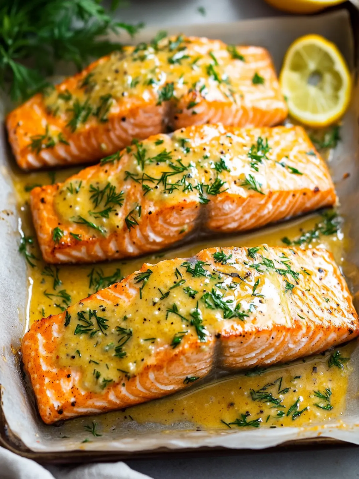 Irresistible Salmon with Mustard Sauce: A Flavorful Dinner Delight 2 Salmon with Mustard Sauce