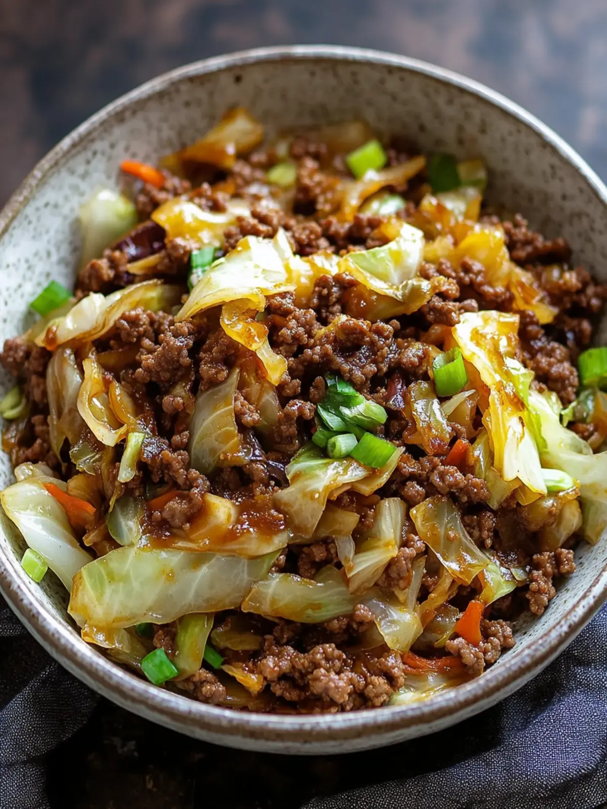 Mongolian Ground Beef Cabbage: A Low Carb Delight 5 Mongolian Ground Beef Cabbage
