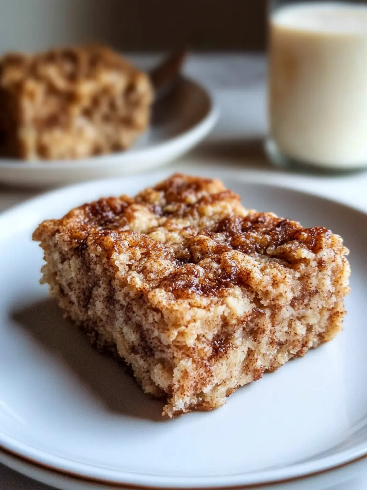 Cinnamon Roll Baked Oatmeal Squares for Warm, Cozy Mornings 5 Cinnamon Roll Baked Oatmeal Squares