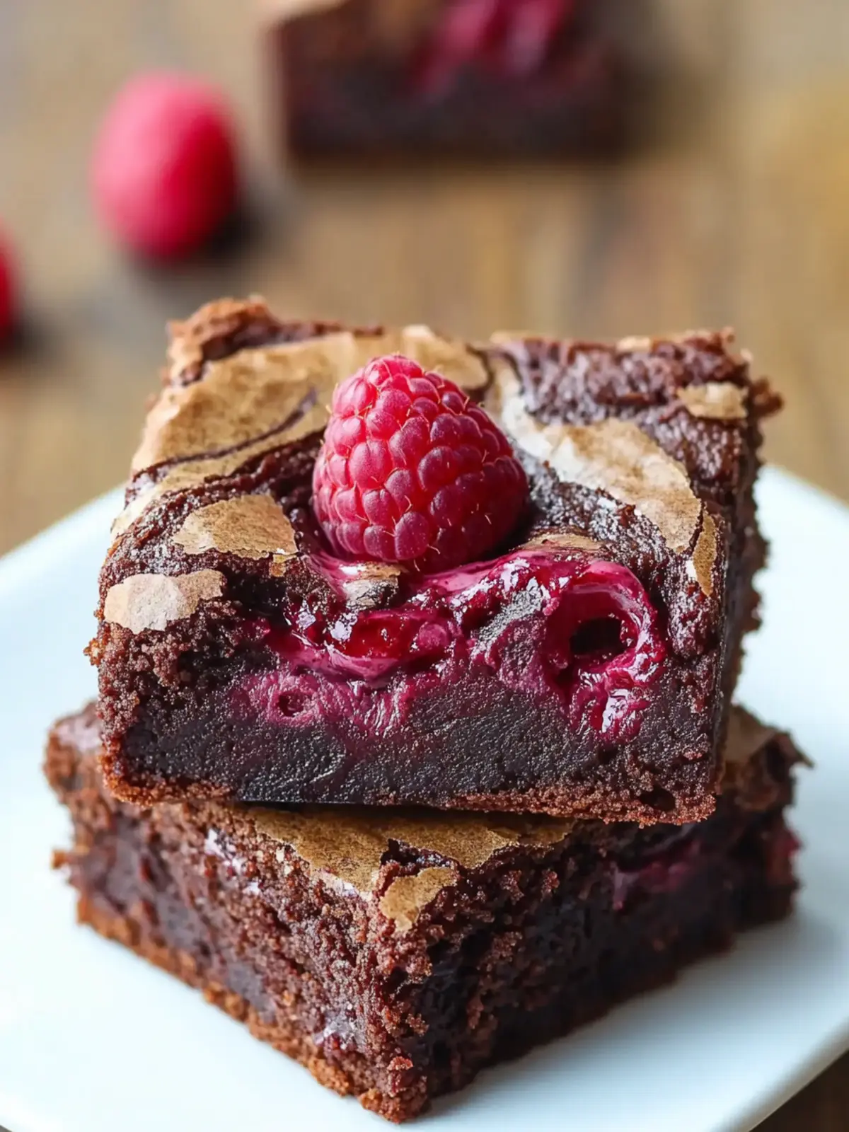 Decadent Raspberry Swirl Brownies: A Must-Try Dessert! 2 Raspberry Swirl Brownies