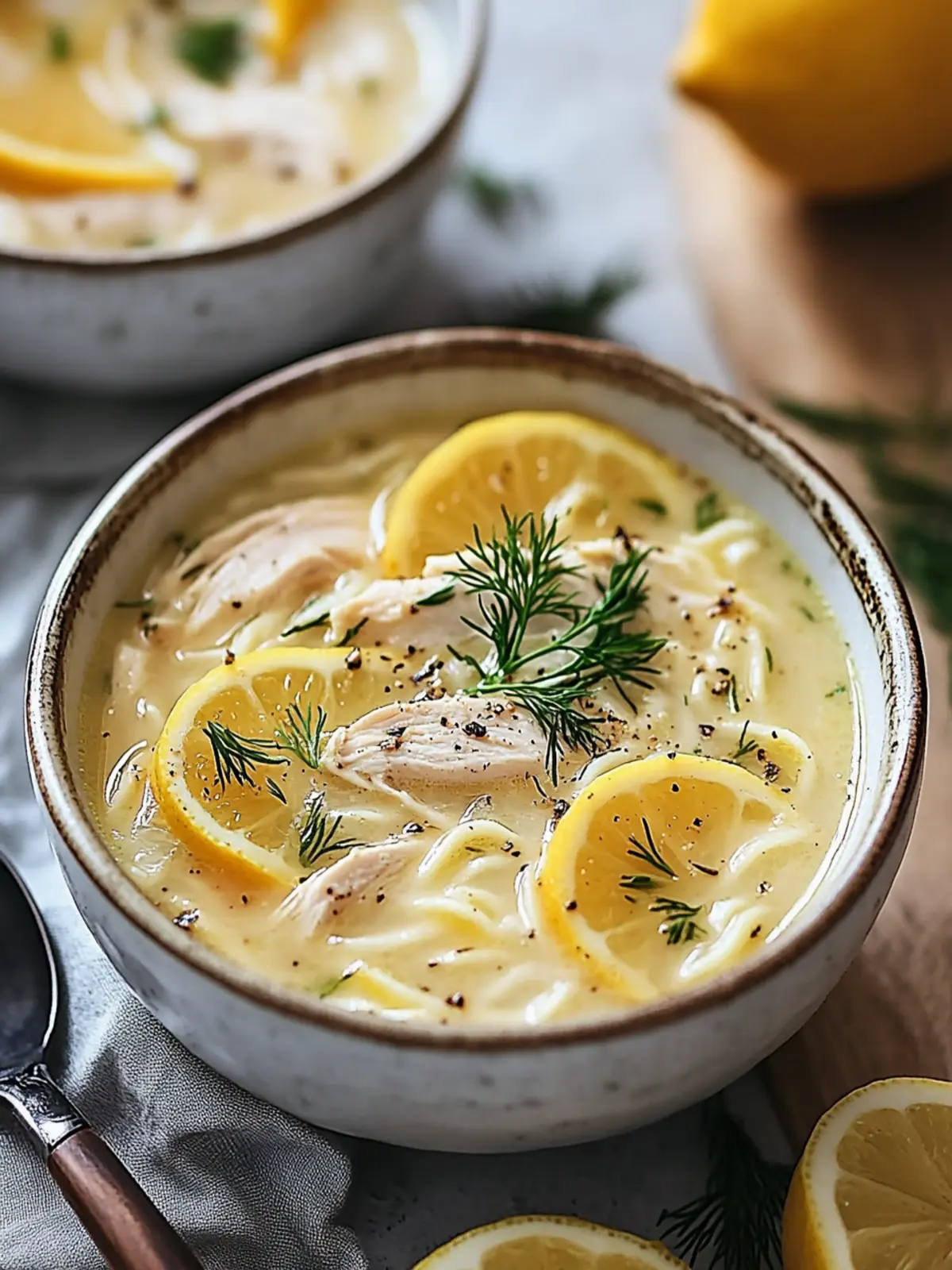 Soul-Warming Greek Lemon Chicken Soup for Cozy Nights 2 Greek Lemon Chicken Soup