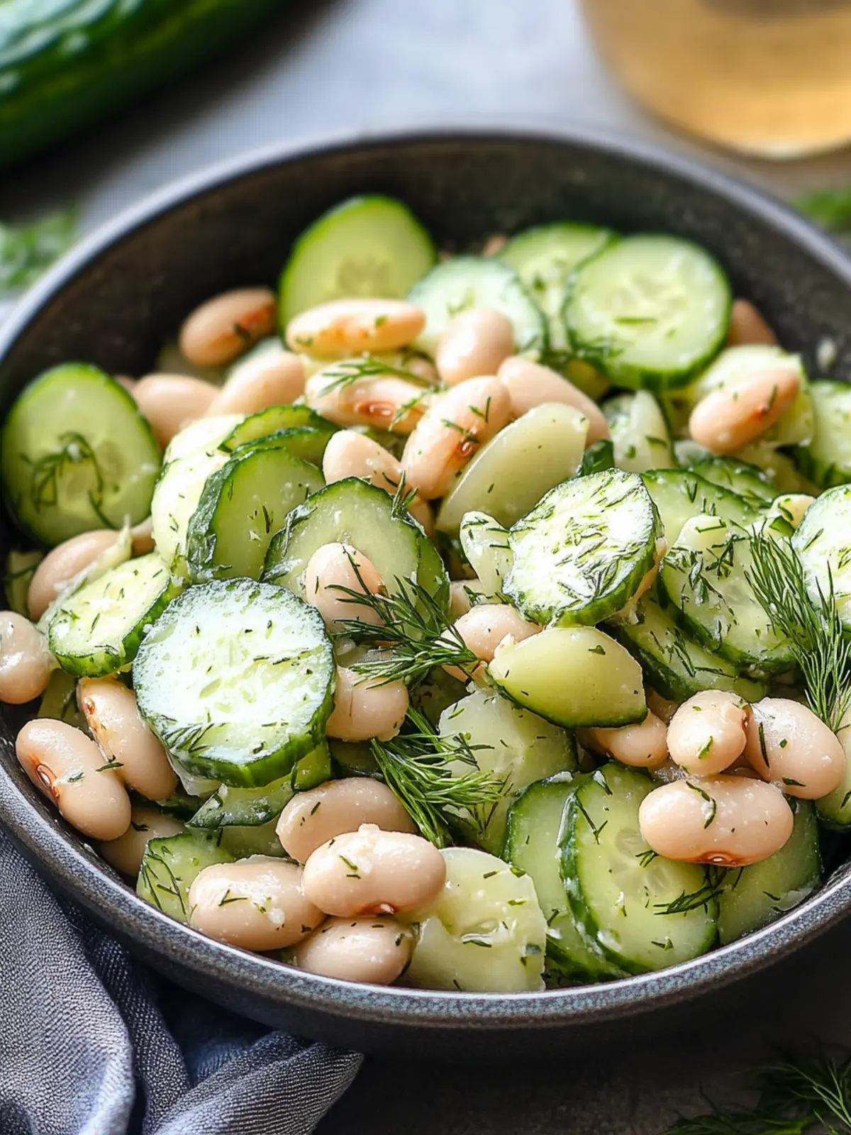 Delicious White Bean and Cucumber Dill Salad for Easy Meal Prep 3 White Bean and Cucumber Dill Salad