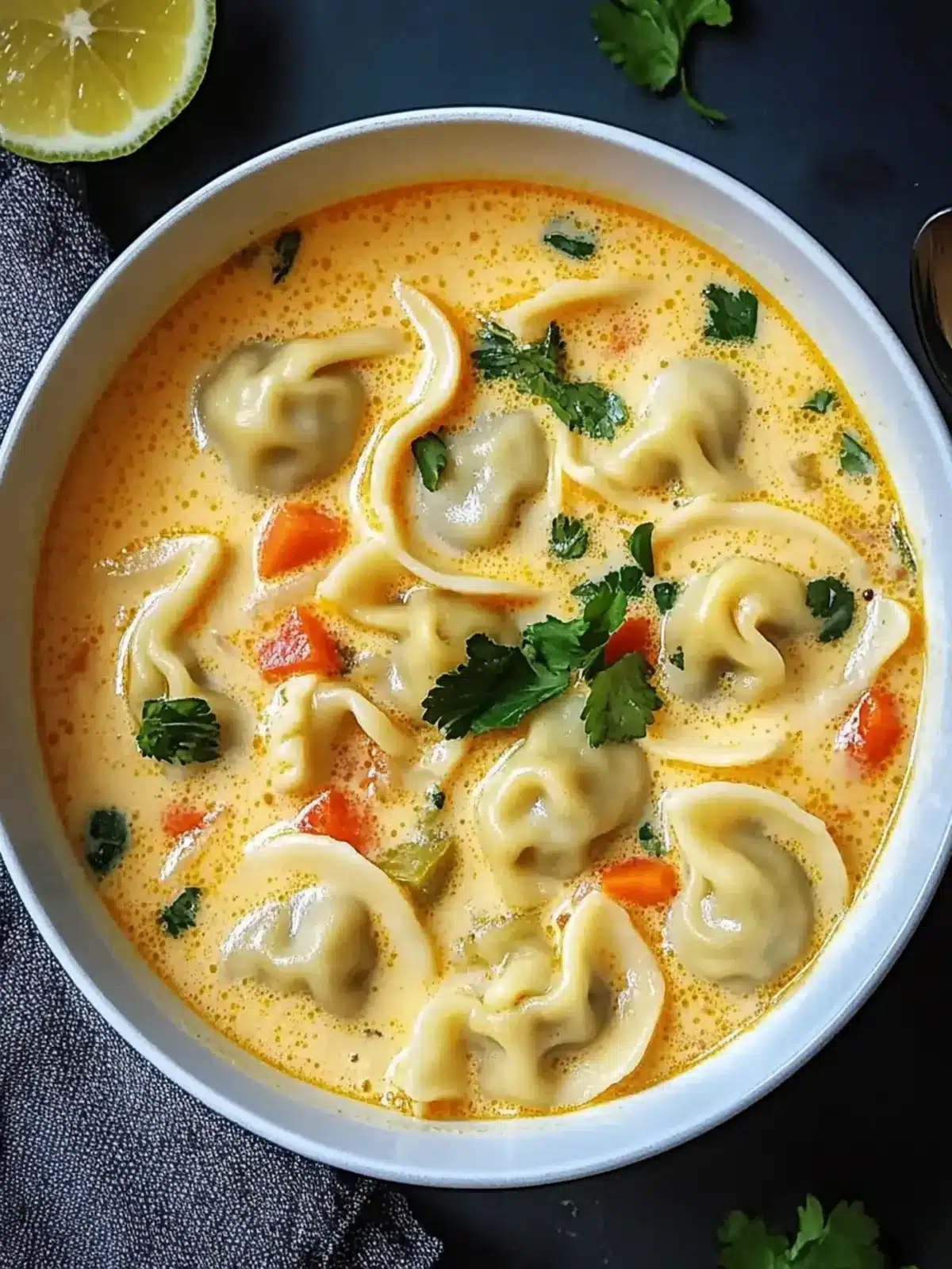 Creamy Thai Dumpling Soup: Cozy Comfort in Every Bowl 2 Creamy Thai Dumpling Soup