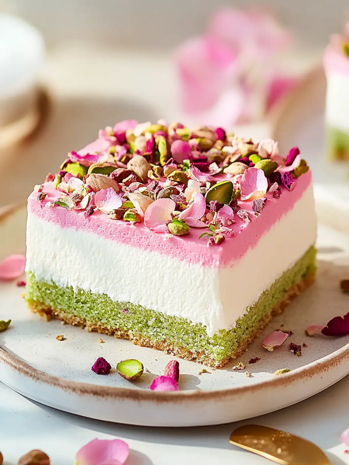 Moist Pistachio Rose Milk Cake for a Floral Treat Delight 5 Pistachio Rose Milk Cake