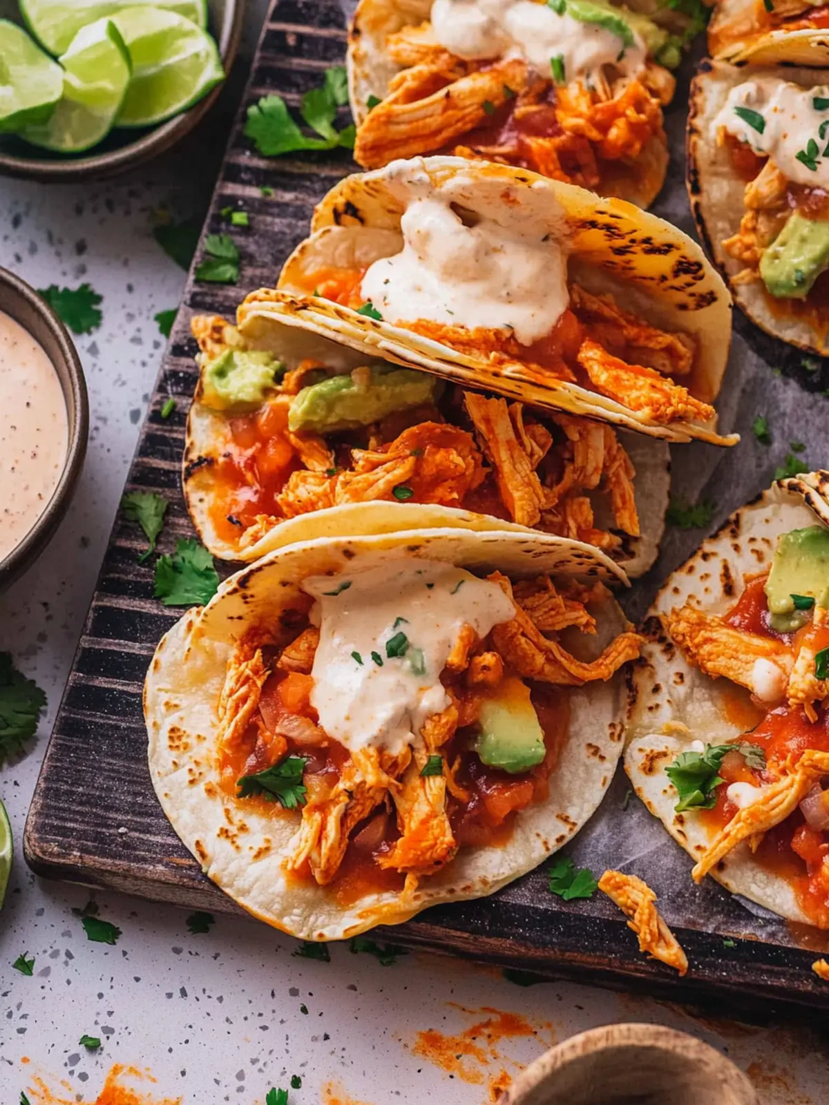 Irresistible Buffalo Chicken Tacos for Quick Weeknight Dinners 5 Buffalo Chicken Tacos