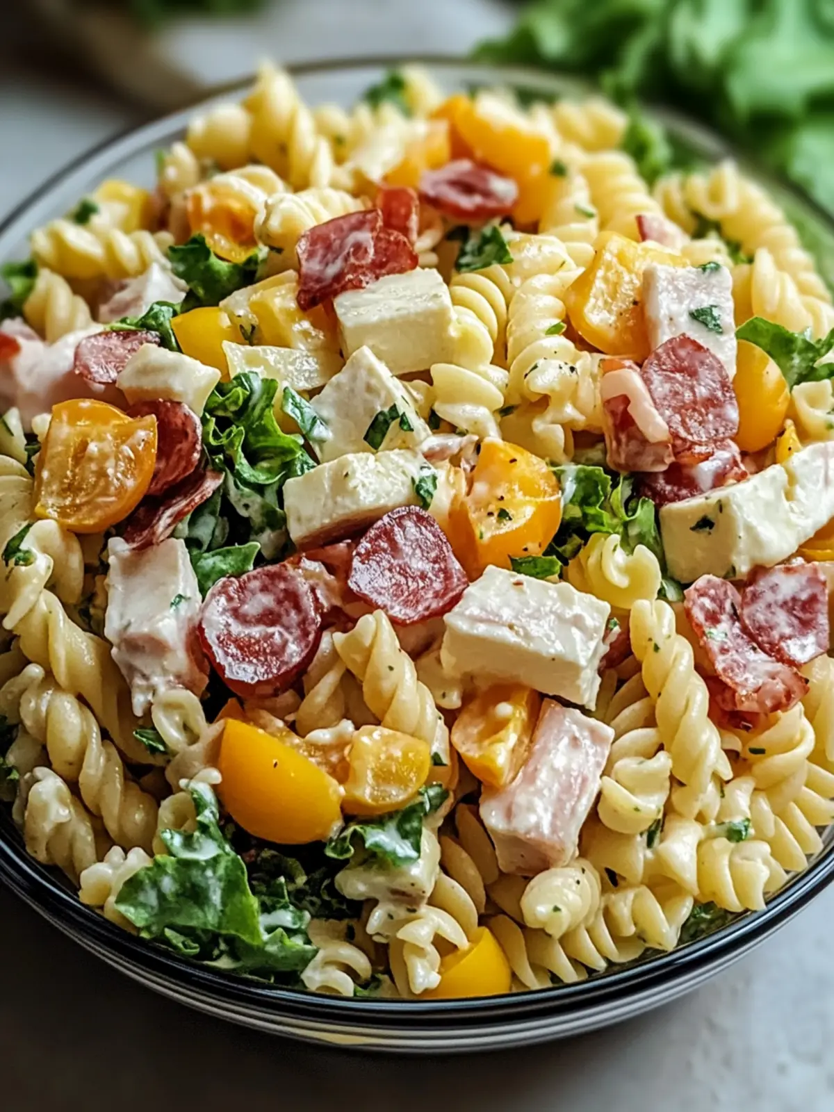 Club Sandwich Pasta Salad - Your New Favorite Picnic Delight 3 Club Sandwich Pasta Salad