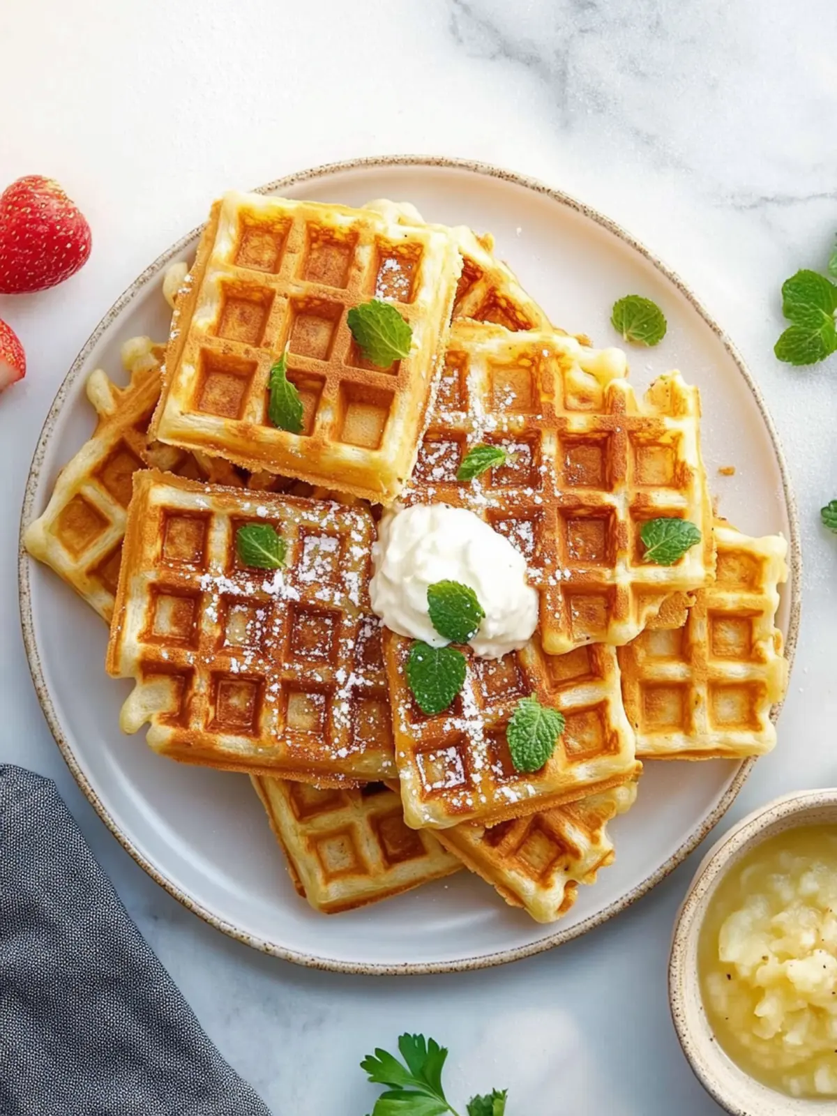 Deliciously Cheesy Potato Waffles You’ll Crave Again! 4 Potato Waffles