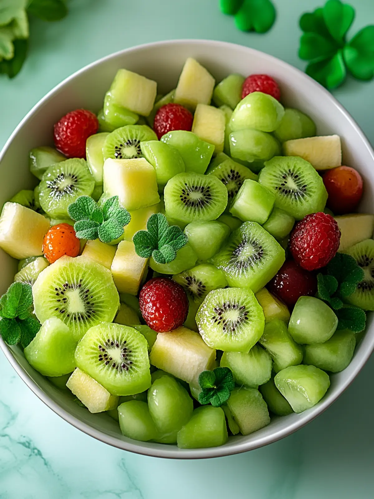 St. Patrick’s Day Green Fruit Salad: Refreshing & Festive Treat 4 St. Patrick’s Day Green Fruit Salad