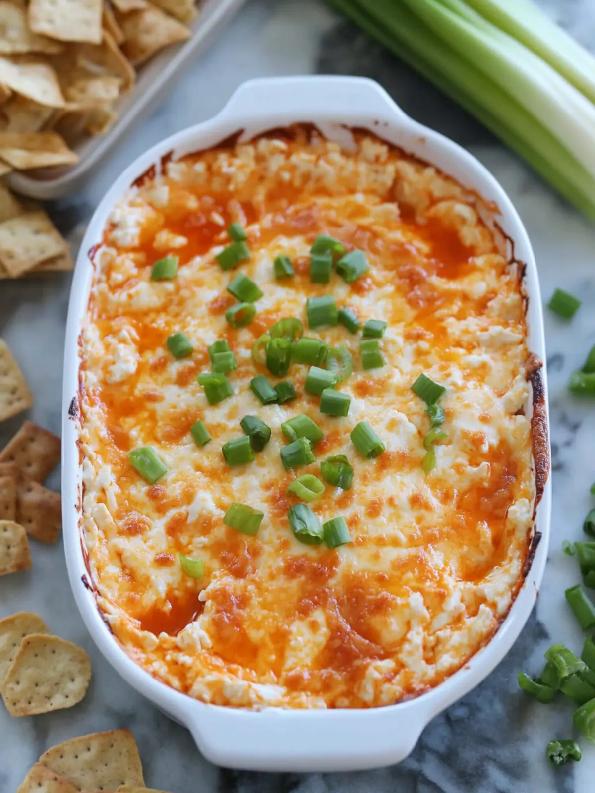 Creamy Cottage Cheese Buffalo Chicken Dip That's Keto-Friendly 5 Cottage Cheese Buffalo Chicken Dip