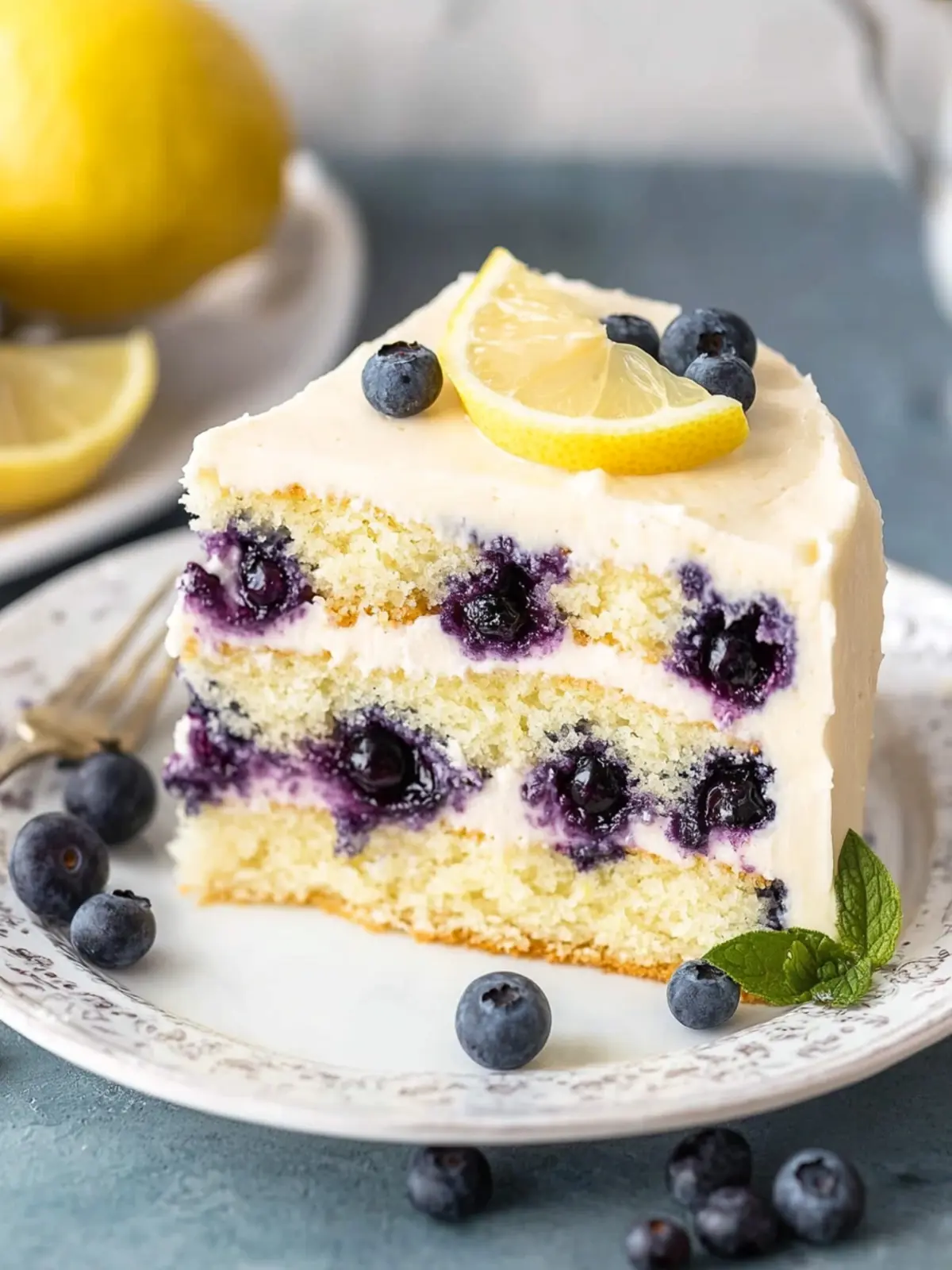 Lemon Blueberry Cake: A Zesty Twist on Your Favorite Dessert 4 Lemon Blueberry Cake