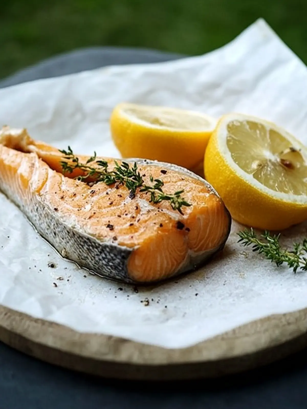 Savory Salmon Steaks with Zesty Lemon Butter Bliss 5 Salmon Steaks