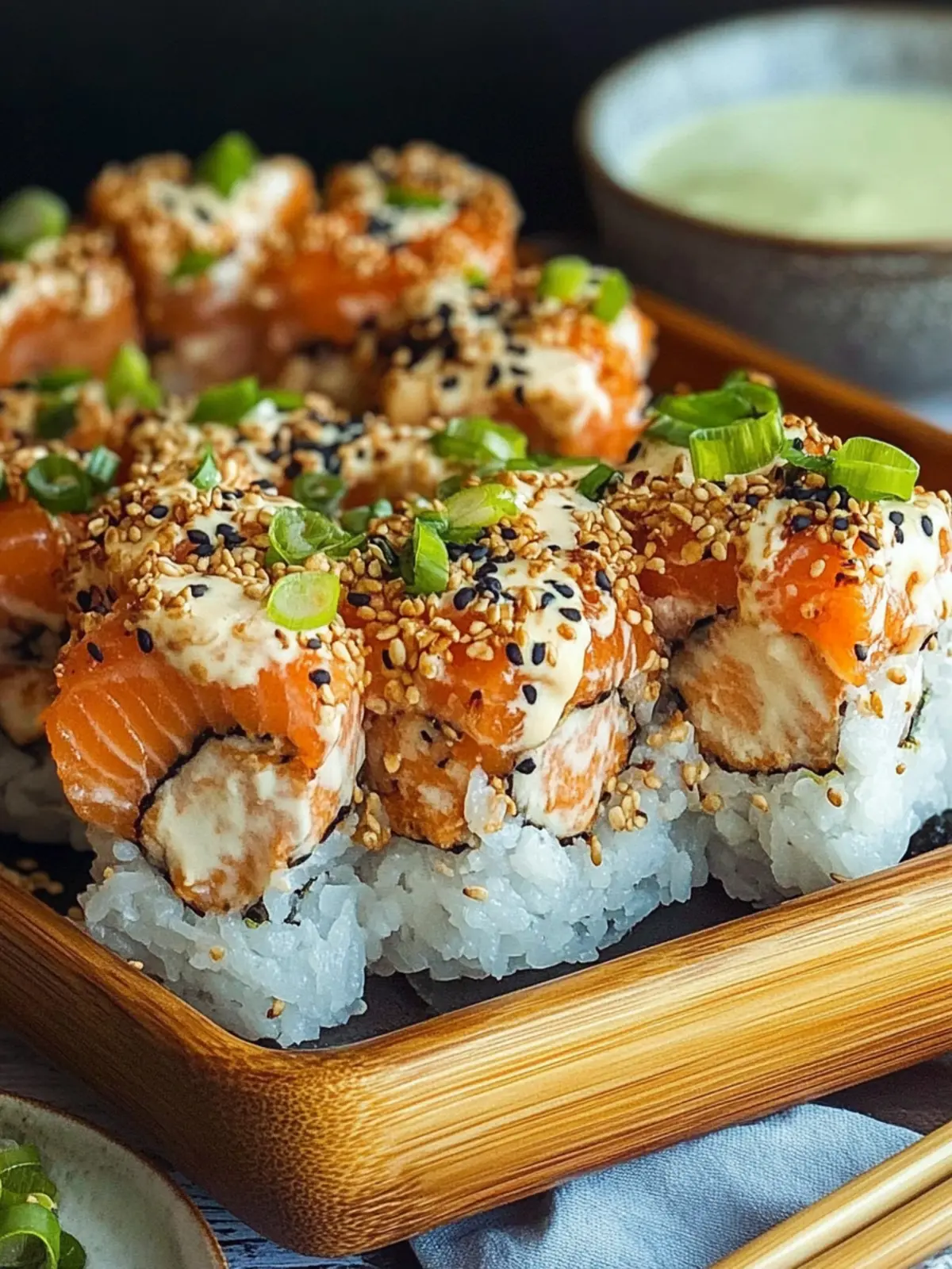 Savory Spicy Salmon Sushi Bake You Can Make in 40 Minutes 4 Spicy Salmon Sushi Bake