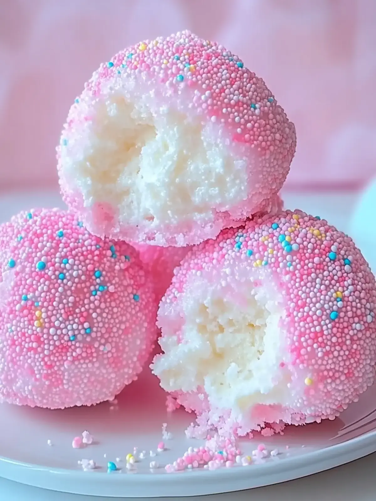 Crispy Cotton Candy Cheesecake Bombs that Wow Every Bite 2 Cotton Candy Cheesecake Bombs