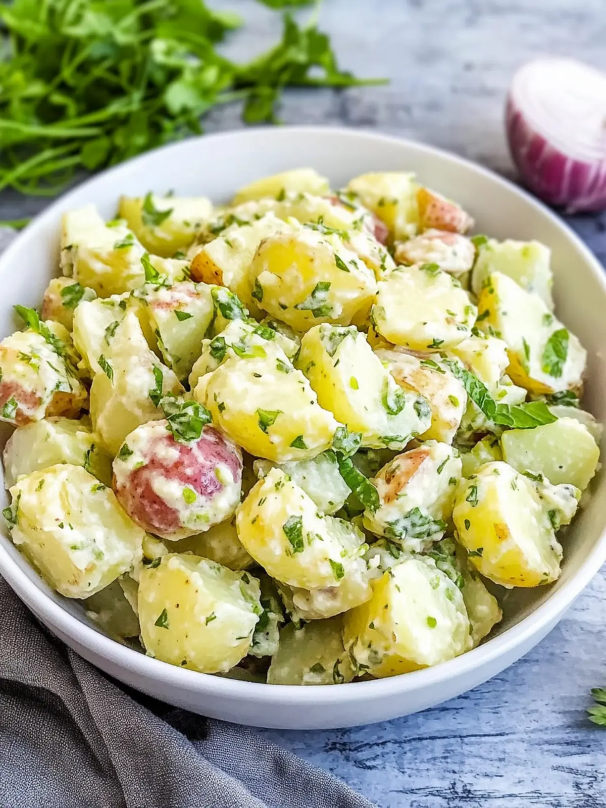 Herb-Infused Potato Salad That's a Must-Make Delight! 5 Potato Salad with Herbs
