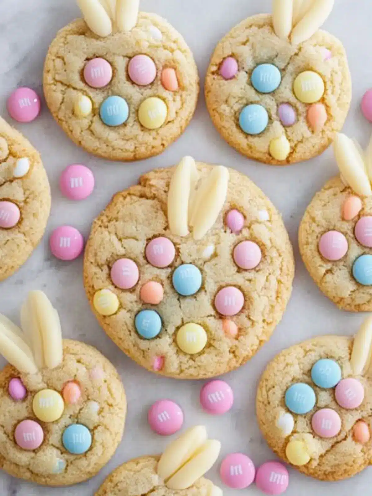 M&M Bunny Cookies: Sweet Joy for Your Easter Celebration 3 M&M Bunny Cookies