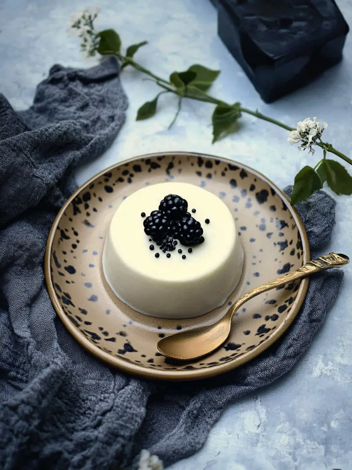 Creamy Grey Panna Cotta: A Delightful No-Bake Treat 2 Grey Panna Cotta